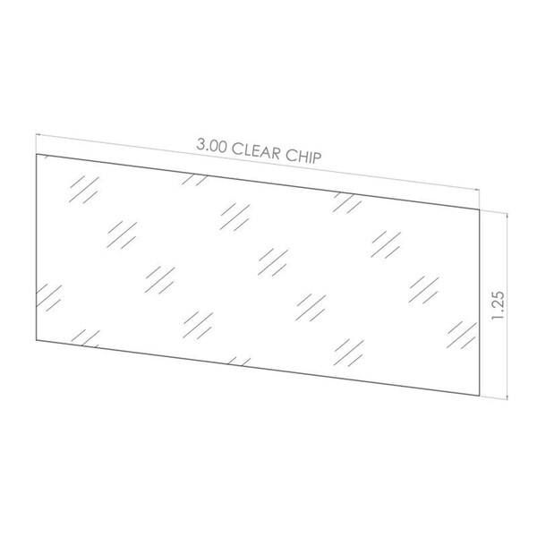 Kinter Plastic Shelf Bin Tag Holder 1.25 in. H X 3 in. W - 107168-ACE