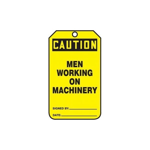 Accuform Danger, RP-Plastic, 3-1/4 in Width, 3/8 in Height, , 25 PK - MDT647CTP