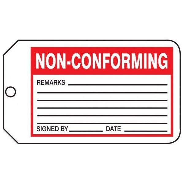 Accuform Danger, RP-Plastic, 3-1/4 in Width, 3/8 in Height, , 25 PK - MMT341PTP