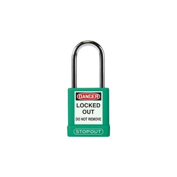 Accuform STOPOUT PLASTIC BODY ALUMINUM KDL820GN - KDL820GN