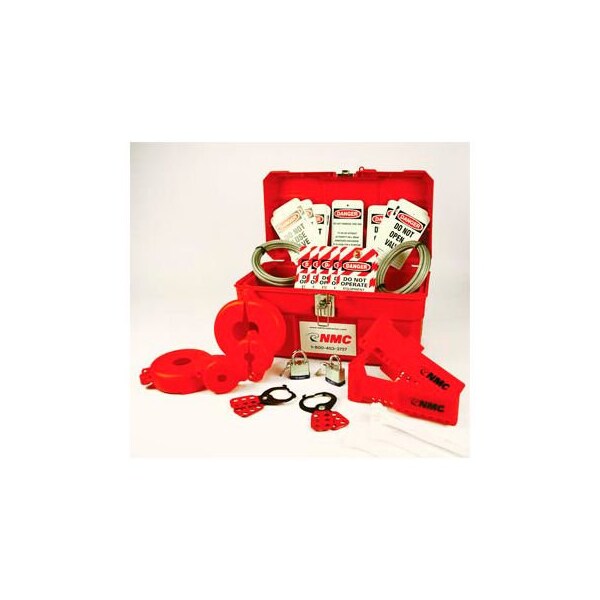 National Marker Co Valve Lockout Kit with Contents - VLOK1