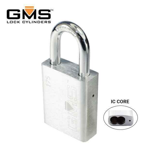 Gms GMS: Large format IC padlock, 2 wide, 2 shackle, less cylinder - GMS-LFICP2002