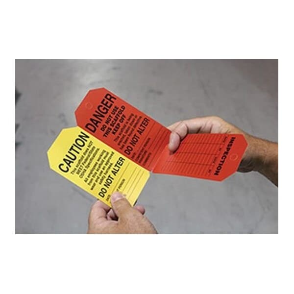 Accuform HS-Laminate, 3-1/4 in Width, 0.1 in Height, , 25 PK - TSS200PTP