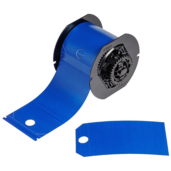 Brady Lockout Tags, 5-3/4" Label H, Blue - B30-255-851-BLUE