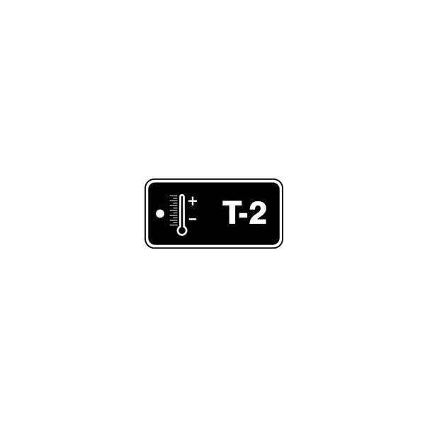 Accuform Energy Source ID Tag, T-2, 1.5inx3in, Adhesive Dura-Poly, 5PK - TDF802XVM