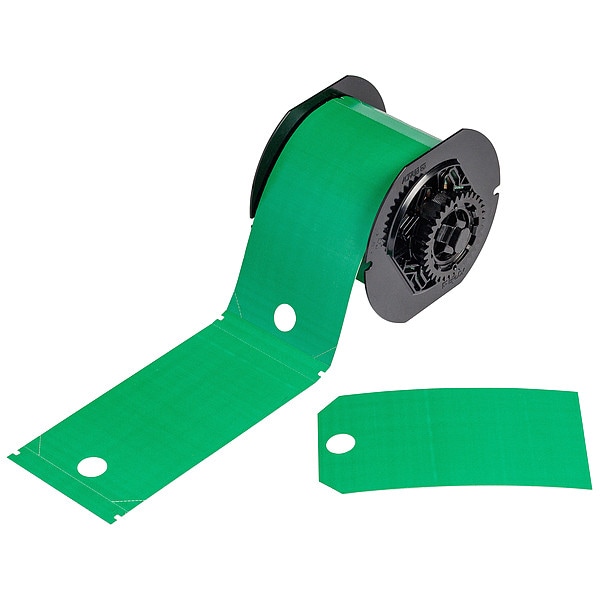 Brady Lockout Tags, 5-3/4" Label H, Green - B30-255-851-GRN