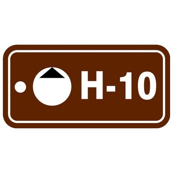 Accuform Energy Source ID Tag, H-10, 1.5inx3in, Plastic, 5PK - TDF510VPM
