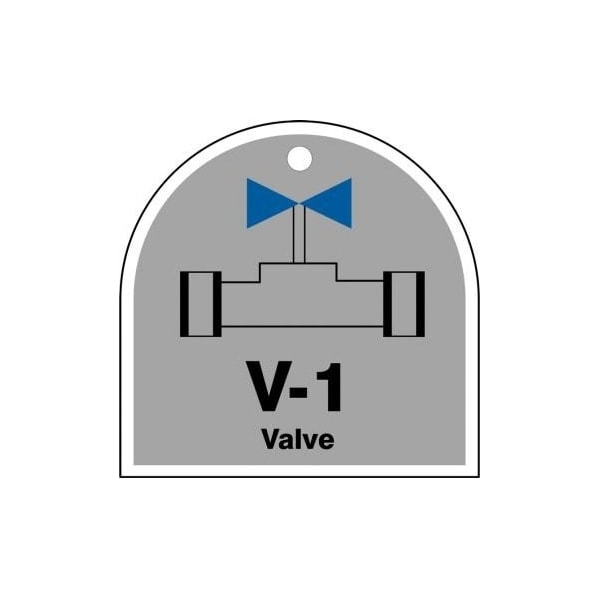 Accuform Danger, RP-Plastic, 3-1/4 in Width, 0.075 in Height, , 5 PK - TDJ201VPM