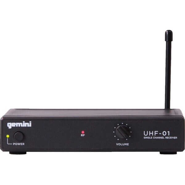 Gemini Single-Channel UHF Microphone System, UHF-01M-F1 - UHF-01M-F1
