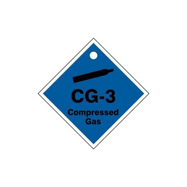 Accuform PF-Cardstock, 3-1/4 in Width, 1/4 in Height, , 5 PK - TDJ603XVM