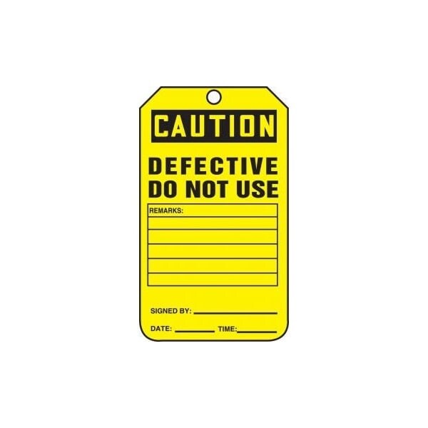 Accuform RP-Plastic, 3-1/4 in Width, 3/8 in Height, , 25 PK - MCGT210PTP
