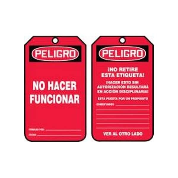 Accuform PF-Cardstock, 3-1/4 in Width, 1/4 in Height, , 25 PK - SHMDGT211PTP