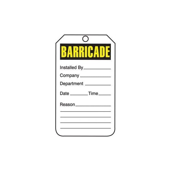 Accuform PF-Cardstock, 3-1/4 in Width, 1/4 in Height, , 5 PK - TAB101PTM