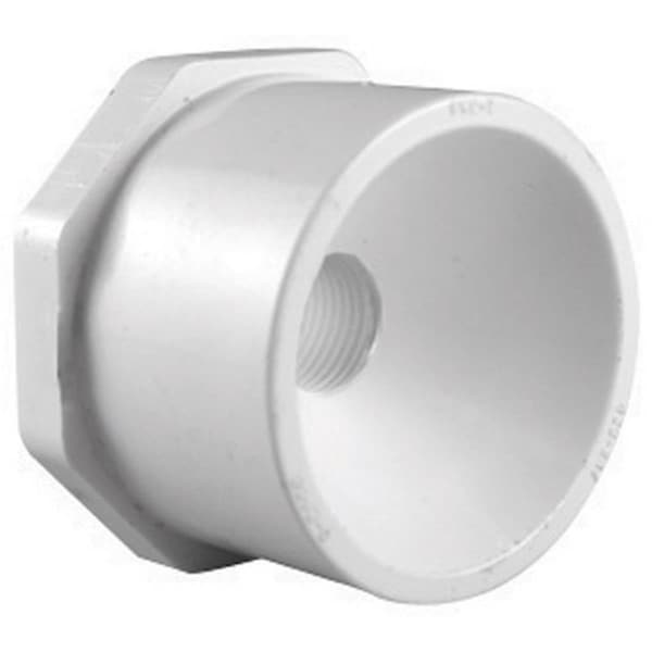 Bissell PVC 02107 1000 1.25 x 1 in. Reducing Bushing  White - HO715321