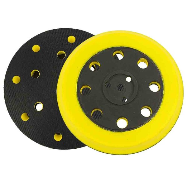 Superior Pads And Abrasives Sander Pad - Medium (Hook & Loop, 8 Vacuum Holes, 5 Inch) Replaces Bosch 2610917408 - RSP45