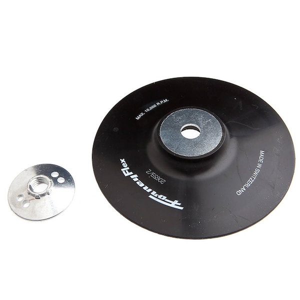 Forney Backing Pad for Sanding Discs, 7 in x 5/8 in-11 - 72323