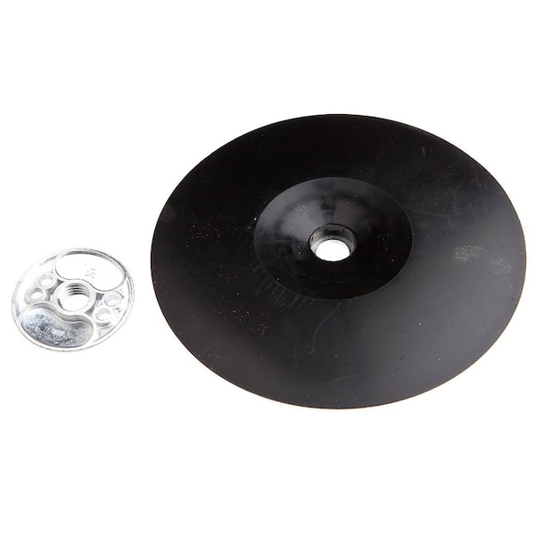 Forney Backing Pad for Sanding Discs, 7 in x 5/8 in-11 - 72323