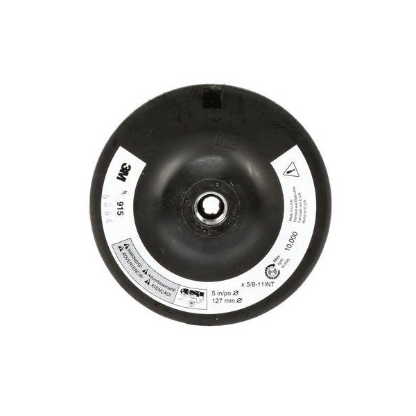3M 3M Disc Pad Holder 922, 2 in x 1/4 in Shank - 7000045864