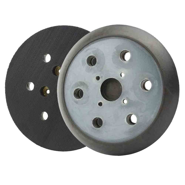 Superior Pads And Abrasives 6 Inch Dia 6 Vacuum Holes Hook & Loop Sander Pad Replaces Ridgid/Ryobi 305189001 - RSP49