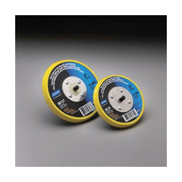 Norton Abrasives 6inMed Norgrip Bk-Up Pad Low Profile - 63642506137
