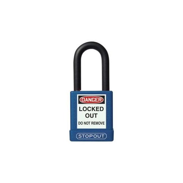 Accuform STOPOUT PLASTIC BODY ALUMINUM KDL701BU - KDL701BU