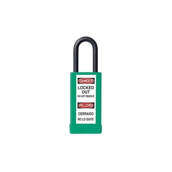 Accuform BRASS BODY PADLOCKS BODY HEIGHT KDL451GN - KDL451GN