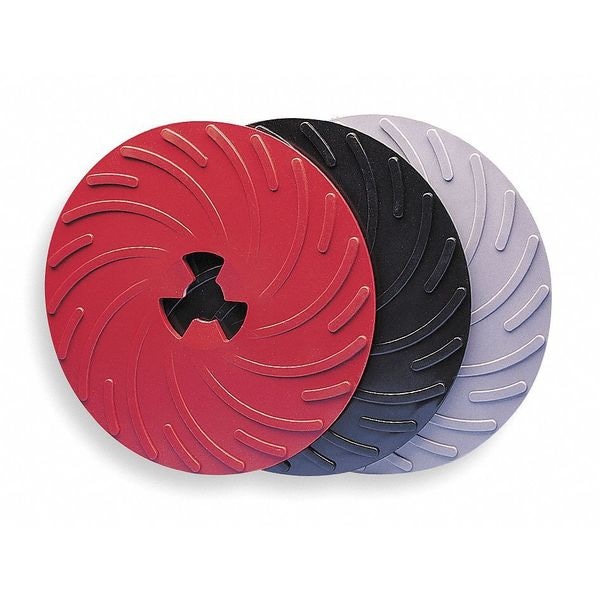 3M Disc Pad Face Plate, 4-1/2 in D, Hard - 14270