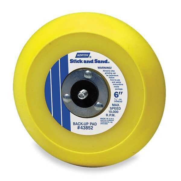 Norton Abrasives Adhesive/PSA Disc Backup Pad, 5D - 63642506131
