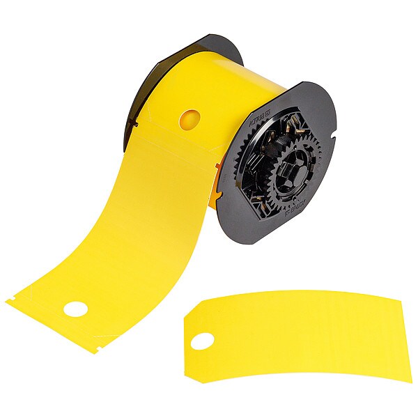 Brady Lockout Tags, 5-3/4" Label H, Yellow - B30-255-851-YLW