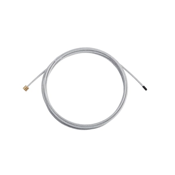 Brady Cable Lockout, 1/8" Dia., 8 ft L, Clear - 170408