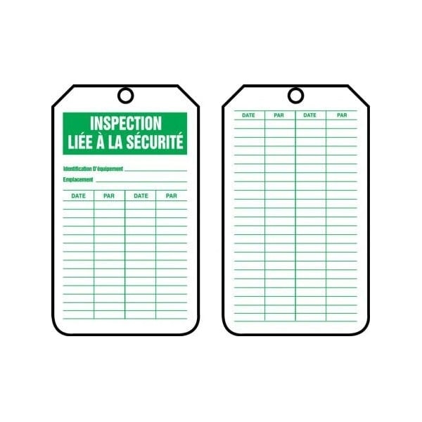 Accuform RP-Plastic, 3-1/4 in Width, 0.075 in Height, , 25 PK - FRTRS315PTP