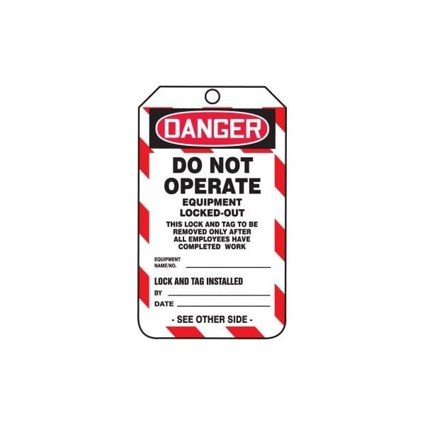Accuform Adhesive Dura-Poly, 3 in Width, 0.025 in Height, , 25 PK - MDT241PTP