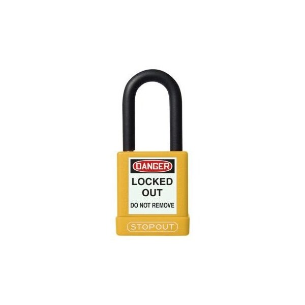 Accuform STOPOUT PLASTIC BODY ALUMINUM KDL735YL - KDL735YL