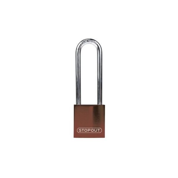 Accuform STOPOUT ANODIZED ALUMINUM KDL662BR - KDL662BR
