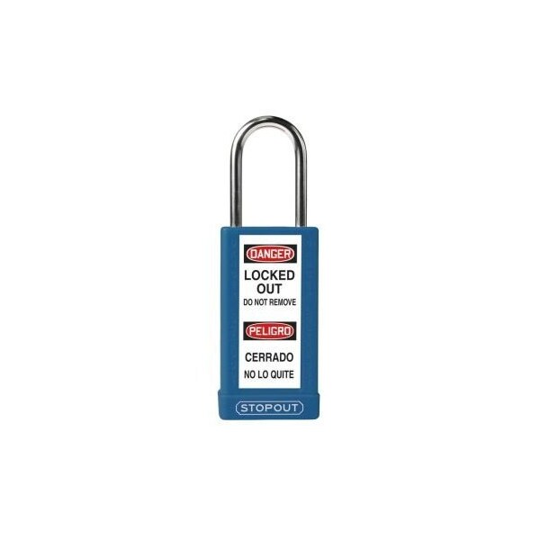 Accuform STOPOUT PLASTIC BODY ALUMINUM KDL895BU - KDL895BU