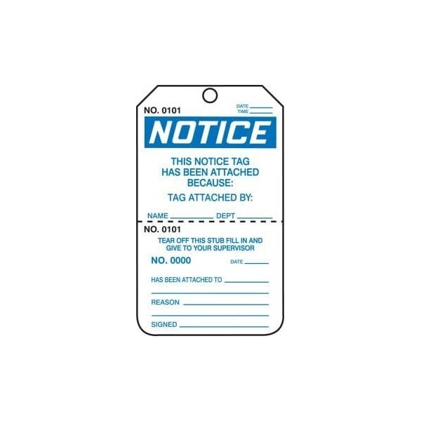 Accuform Danger, RP-Plastic, 3-1/4 in Width, 0.075 in Height, , 5 PK - TPP203PTM
