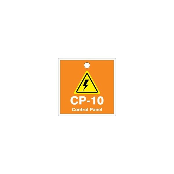 Accuform PF-Cardstock, 3-1/4 in Width, 1/4 in Height, , 5 PK - TDK210VPM