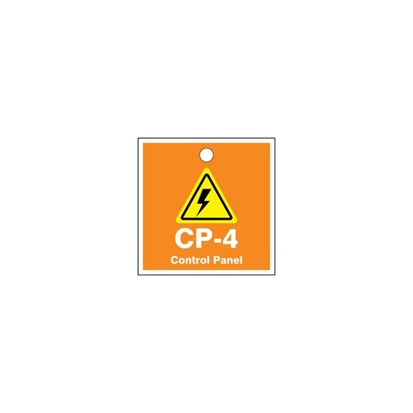 Accuform Danger, RP-Plastic, 3-1/4 in Width, 0.075 in Height, , 5 PK - TDK204VPM