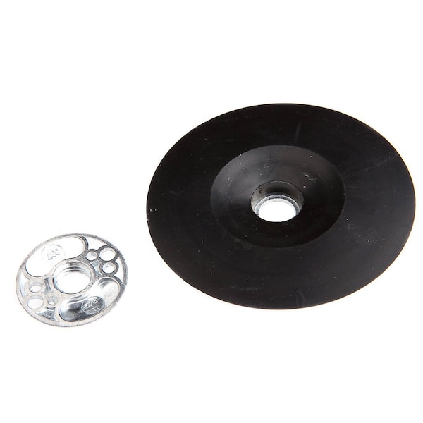 Forney Backing Pad for Sanding Discs, 4-1/2 in x 5/8 in-11 - 72321