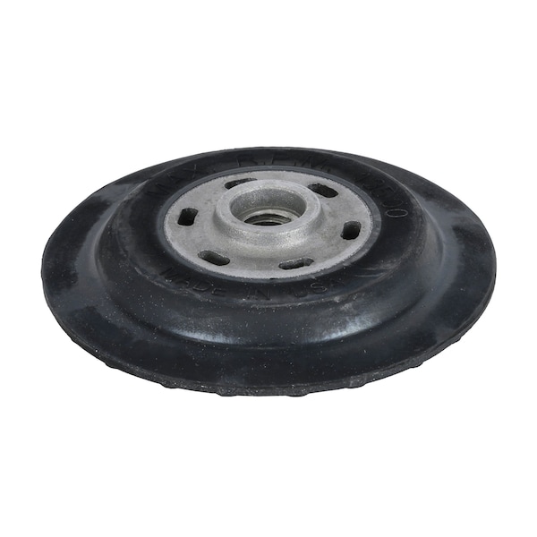 Rubber Pad - Prime Air-Cooled Rubber Back-up Pads, Spiral Pattern, Threaded Arbor, 4-1/2in x 5/8-11 - 11202
