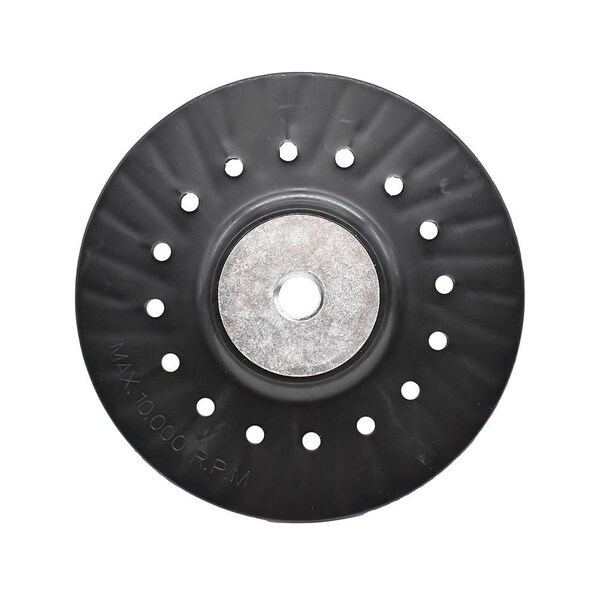 Superior Pads And Abrasives 5 Inch Angle Grinder Backing Pad for Resin Fiber Disc with 5/8 Inch-11 Locking Nut - BP50