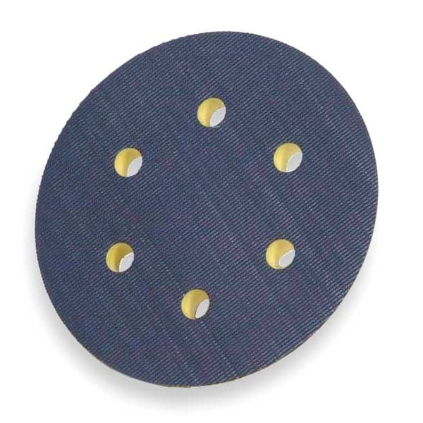 Norton Abrasives Hook-and-Loop Disc BU Pad, 6 Hole, 6D - 63642506146