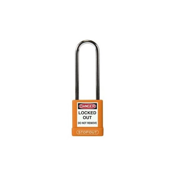 Accuform STOPOUT PLASTIC BODY ALUMINUM KDL893OR - KDL893OR
