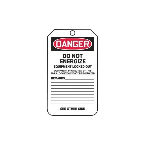 Accuform PF-Cardstock, 3-1/4 in Width, 1/4 in Height, , 5 PK - MDT169LTM