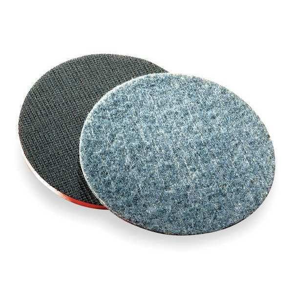Norton Abrasives Hook/Loop Disc, No Hole, 5 in., XF, 320G - 66623325941
