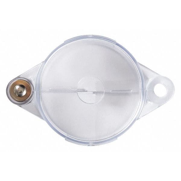Brady Gate Valve Lockout, Clear, 1-3/8" H x 3" L - 145581