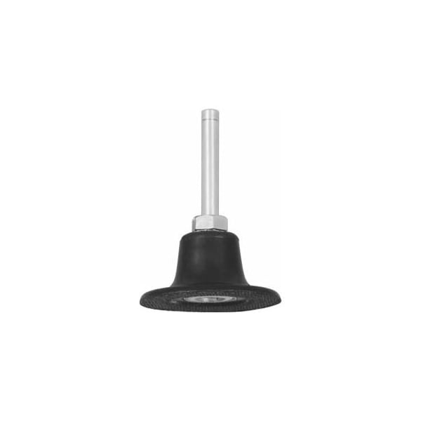 Holex Rubber Backing Pad with 6 mm Shank, Medium Hard, 50 mm - 554093 50