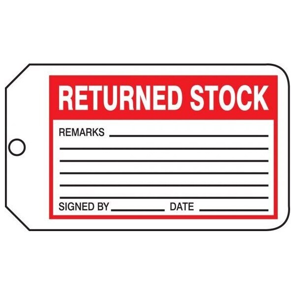 Accuform Plastic, 1-1/2 in Width, 1.56 in Height, , 25 PK - MMT340CTP