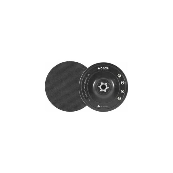 Holex Hook and Loop Backing Pad, M14 Thread, Dia: 125 mm - 567760 125