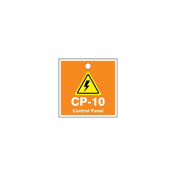Accuform Danger, Self-Laminating RP-Plastic, 3-1/4 in Width, 0.55 in Height, , 5 PK - TDK210XVM